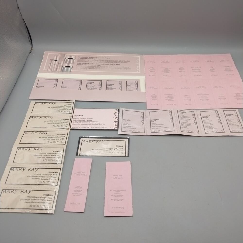 Lot 30+ New Mary Kay Timewise Repair Volu-Firm Sample Set & Singles